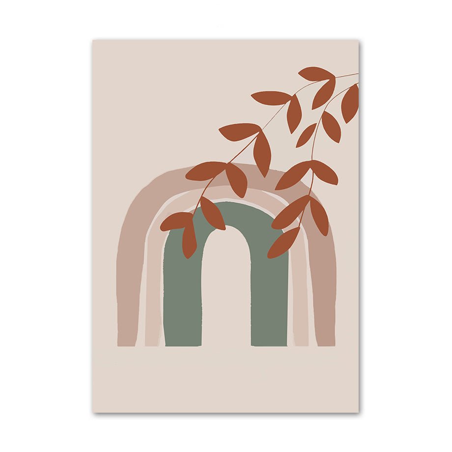abstract-style-leavesrainbow-wall-artwall-decorliving-simply-house-709926 Wall Decor Abstract Style Leaves/Rainbow Wall Art - Living Simply House