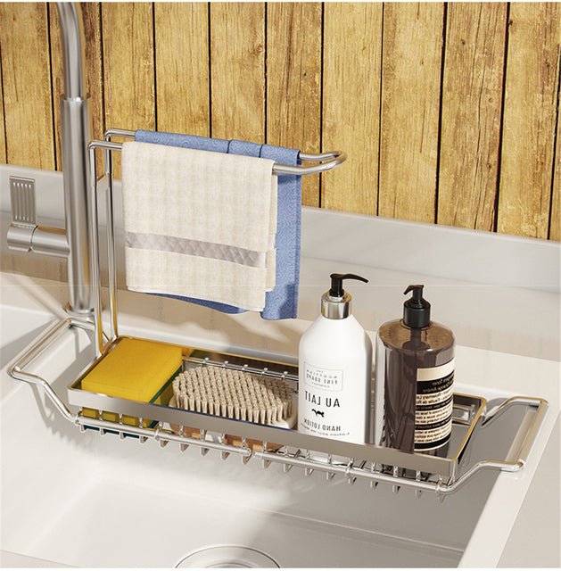 adjustable-sink-tidying-rackaccessoriesliving-simply-house-999576 Accessories Adjustable Sink Tidying Rack - Living Simply House