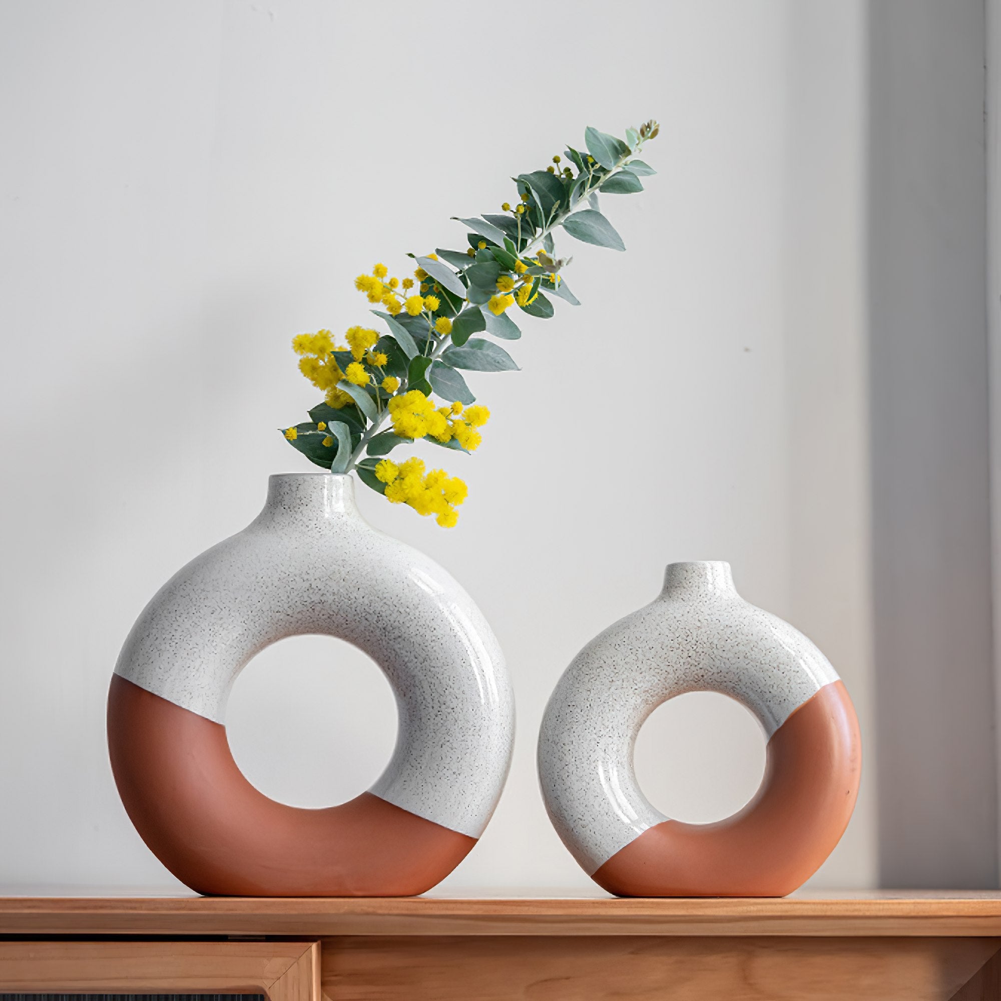 glazed-ceramic-donut-vasevaseliving-simply-house-871815 Vase Glazed Ceramic Donut Vase - Living Simply House