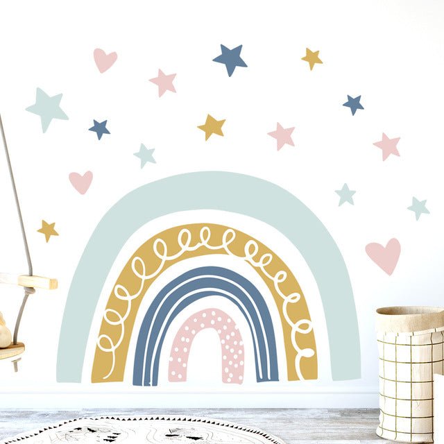 pastel-hearts-and-stars-rainbow-wall-stickerchildrensliving-simply-house-584537