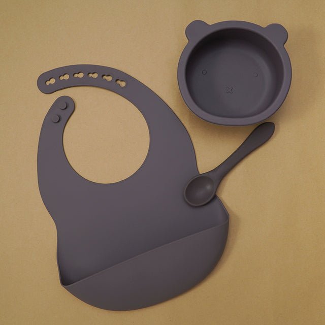 silicone-bear-tableware-and-bibchildrensliving-simply-house-592533 Children's Silicone Bear Tableware and Bib - Living Simply House
