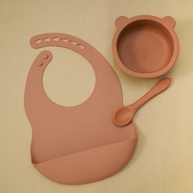 silicone-bear-tableware-and-bibchildrensliving-simply-house-876865 Children's Silicone Bear Tableware and Bib - Living Simply House