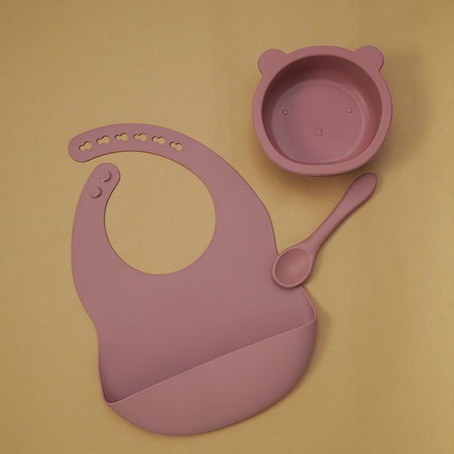 silicone-bear-tableware-and-bibchildrensliving-simply-house-989394 Children's Silicone Bear Tableware and Bib - Living Simply House