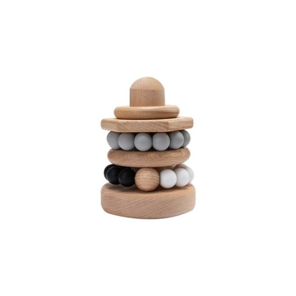 Children's Wooden Nordic Style Stacking Rings - Living Simply House